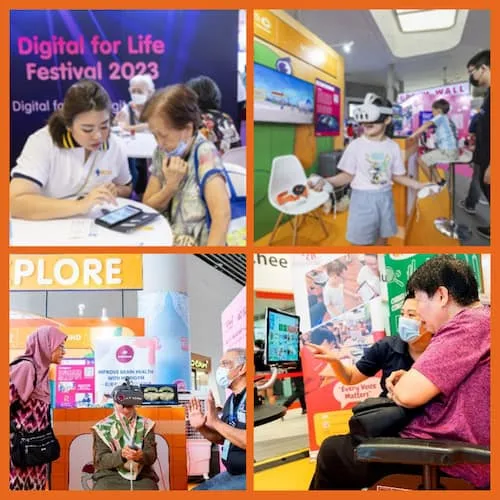 Singaporeans from all ages and walks of life dived into the digital world for a fun-filled day of learning.